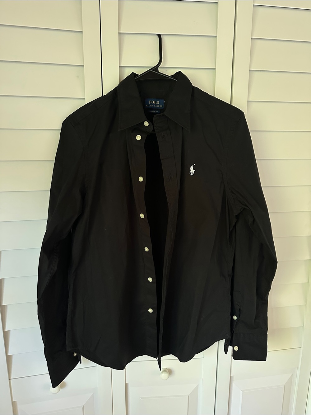 Polo by Ralph Lauren Black Button-Down Shirt